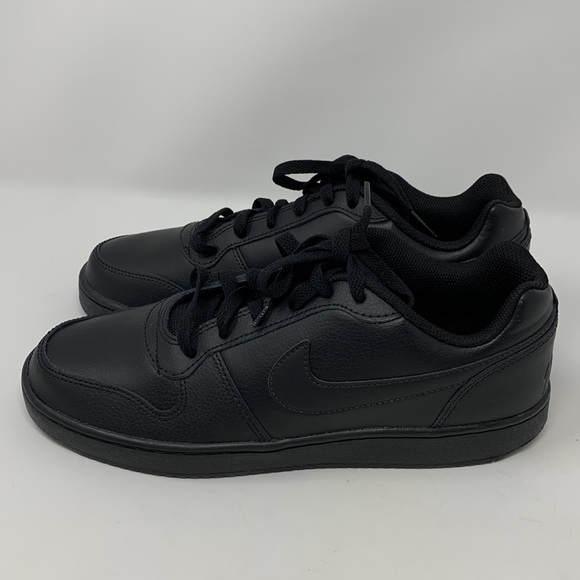 NWOT Nike Mens Ebernon Low Black Shoes - Picture 3 of 7